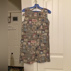 Brand new sundress that looks great and pretty with Paris prints